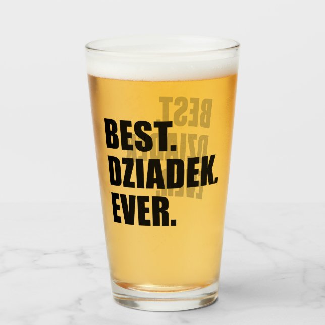 Verre Meilleur Dziadek jamais (Devant (rempli))