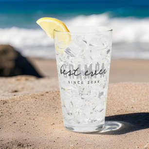 Verre Meilleur Grampa depuis 20XX Moderne Simple Preppy