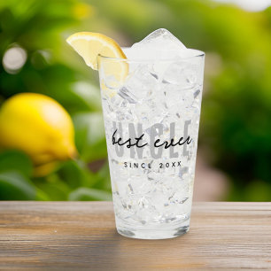 Verre Meilleur Oncle jamais moderne Élégante Fête des pè