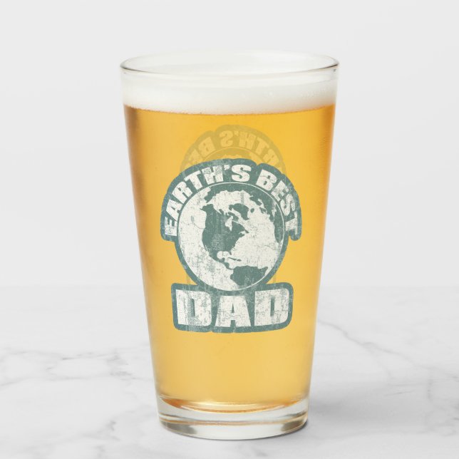 Verre Meilleur Papa du Monde (Dos (rempli))