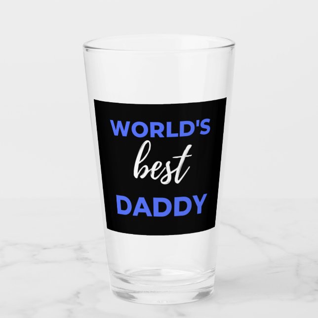 Verre Meilleur papa du monde (Devant)