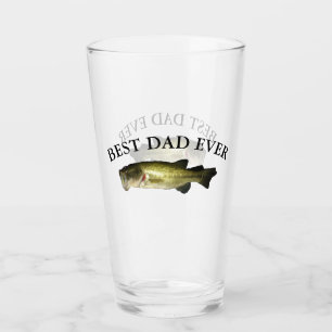 Verre Meilleur papa toujours Bass Pêche bière