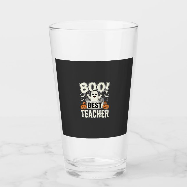 Verre Meilleur professeur de fantôme de Halloween Design (Devant)