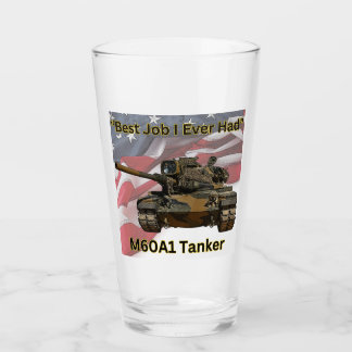 Verre "Meilleur travail que j'aie jamais eu" M60A1 pint