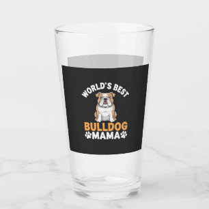 Verre Meilleure Maman Bouledogue du Monde