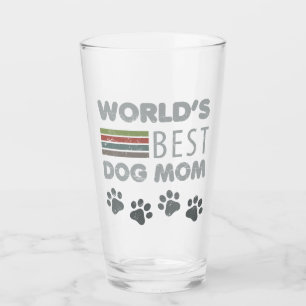 Verre Meilleure maman de chien du monde