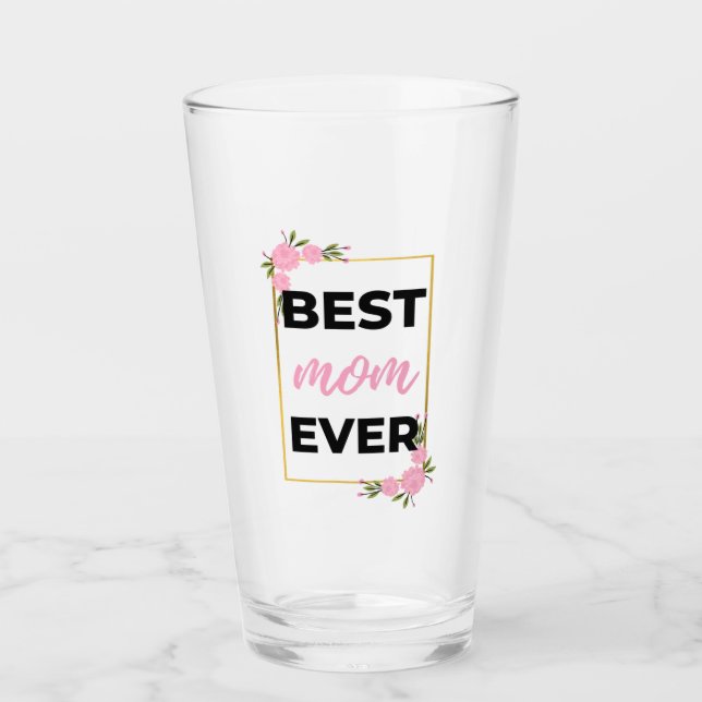 Verre Meilleure maman jamais noire (Devant)