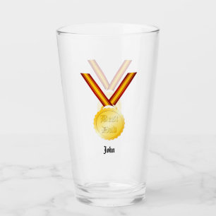 Verre Meilleure Médaille de Papa Fête des Pères