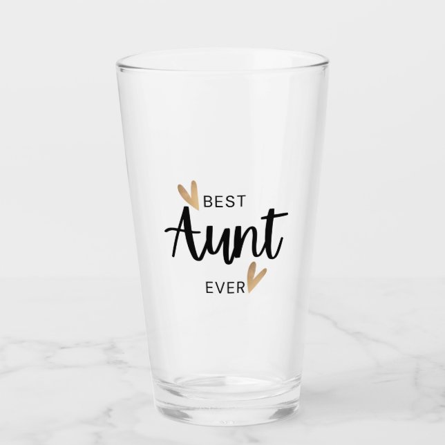 Verre Meilleure tante jamais (Devant)