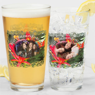 Verre Meilleures Amies Pour Toujours Beauté Flamboyante