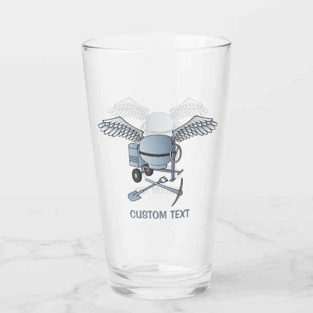 Verre Mélange de béton gris-bleu (Devant)