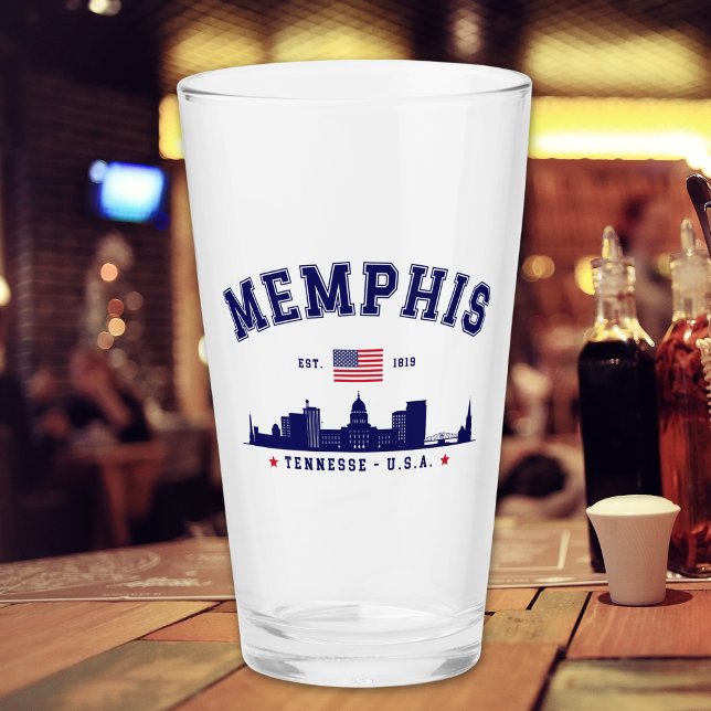 Verre "Memphis– Cheers to 1819 & the Bluff City" (Créateur téléchargé)