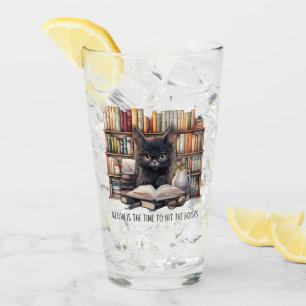 Verre Meow Est Le Moment De Toucher Les Livres