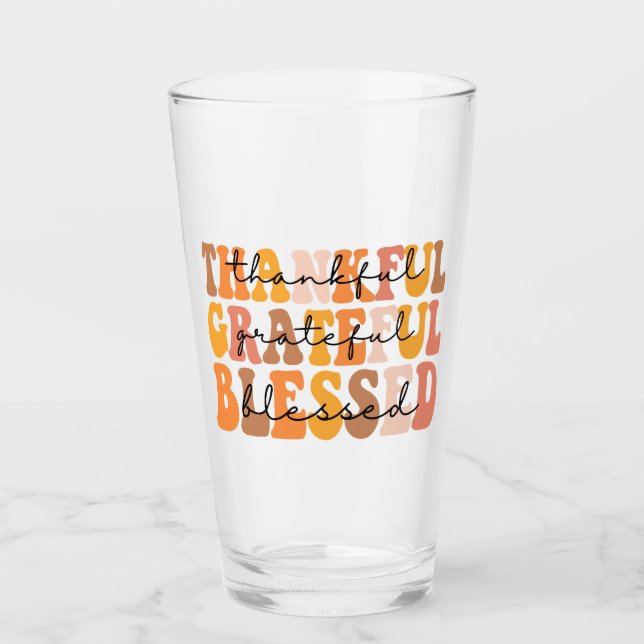 Verre Merci gracieux béni (Devant)