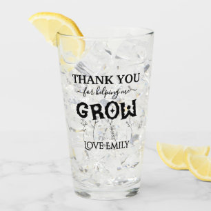 Verre Merci personnalisé pour m'aider à développer un ca