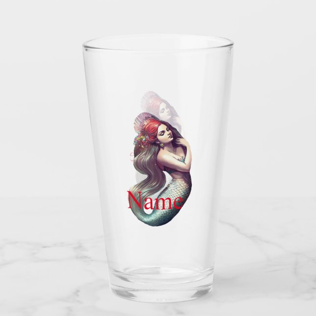 Verre Mermaid Beauté de Redhead Thunder_Cove (Devant)