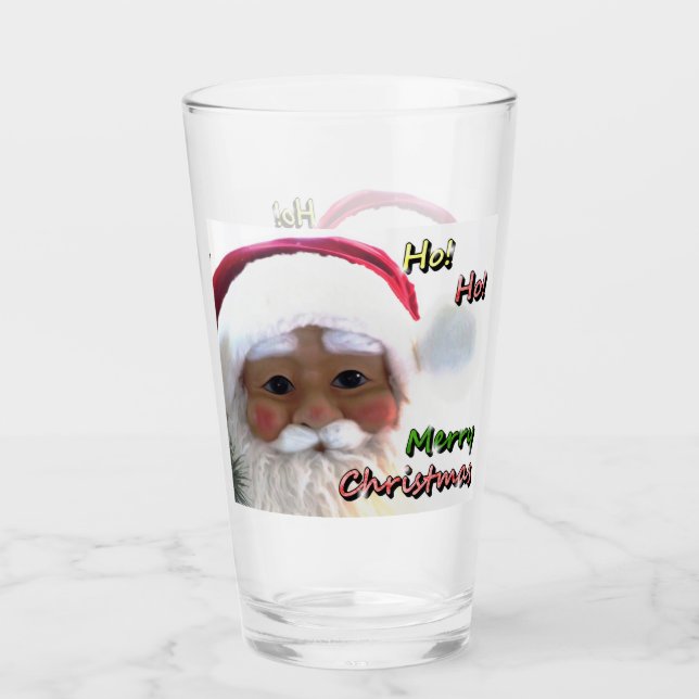 Verre Merry Christmas Santa Clause (Devant)