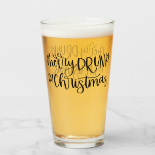 Verre Merry Drunk Je suis Noël   Drôle Humour de boisson