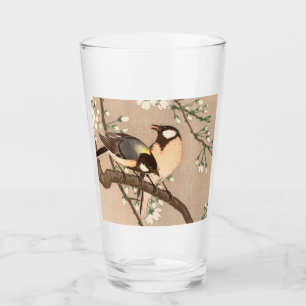 Verre Mésange japonaise asiatique Ohara Koson Oiseau Cha