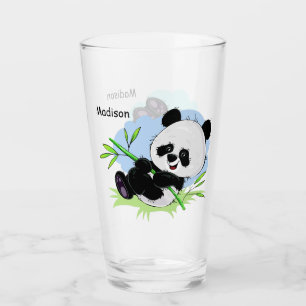 Verre mignon nommé fait sur commande 1/2 de pinte