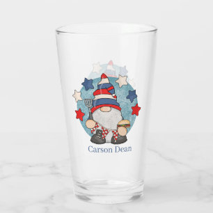 Verre mignon Patriotique Juillet Quatrième gnome ajouter