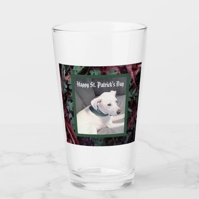 Verre Mignonne Saint Patrick's Day Shamrocks et Clovers  (Devant)