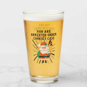 Verre Mikitiez cookies santaclaus Noël nouvel an