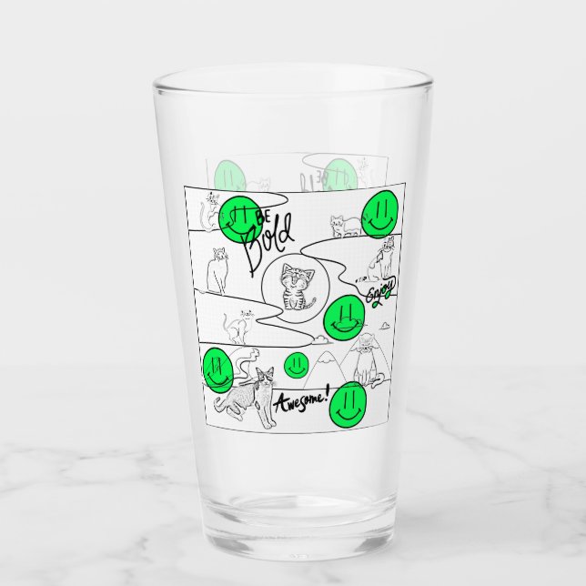 Verre Mikitiez meow été fêter plage (Devant)