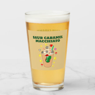 Verre Mikitiez Trex dinosaure icedcoffee caramel xmas