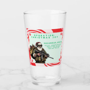 Verre Militaire amusant/Père Noël de Noël