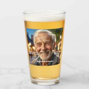 Verre Minimaliste 1 Photo spéciale Célébration de la vie