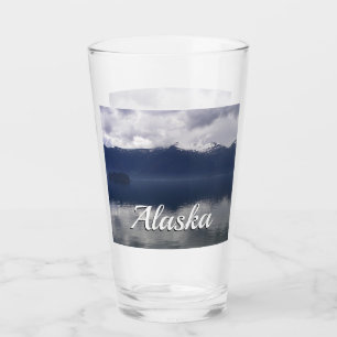 Verre Misty Alaskan Sea dans les tons bleu