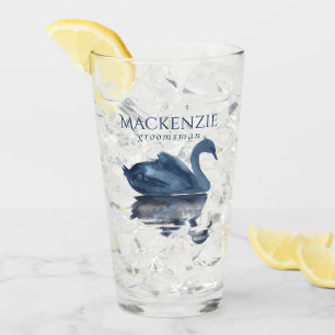 Verre Misty Reflection   Blue Swan Briding Party Keepsak