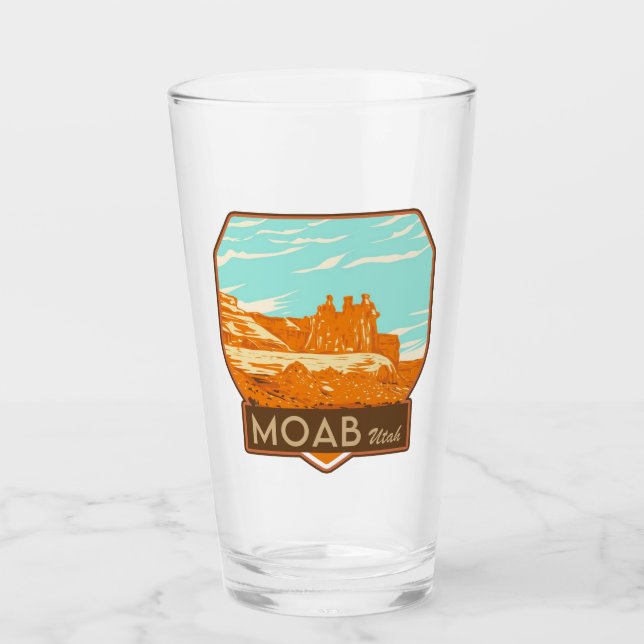 Verre Moab Utah Pint (Devant)