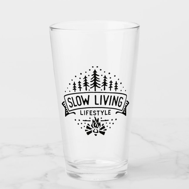 Verre Mode de vie lent (Devant)