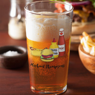 Verre Moderne BBQ Personnalisé Drôle