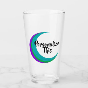 Verre Moitié-lune colorée personnalisable