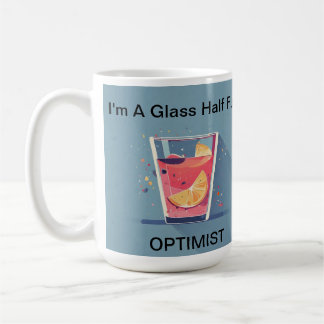 Verre moitié Optimiste plein Happy Mug