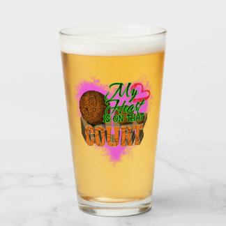 Verre Mon Coeur Est Sur Ce Court Basketball, Basketball