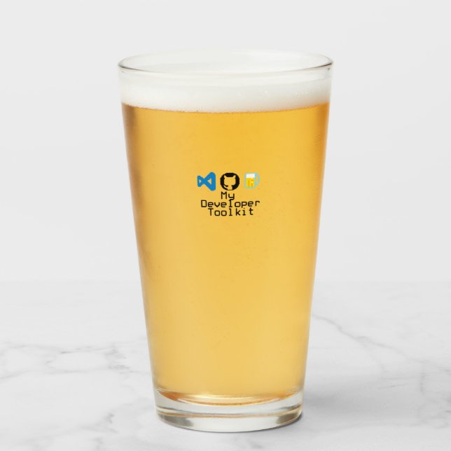 Verre Mon kit de développement Github (Devant (rempli))