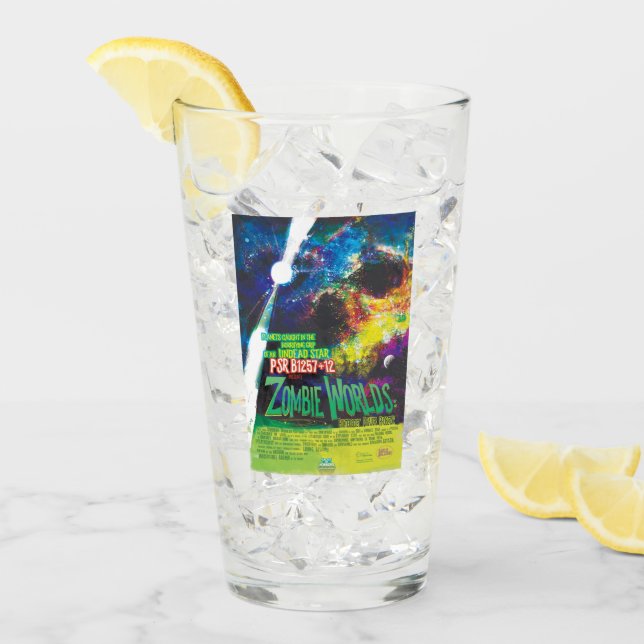 Verre Mondes Zombie Galaxie d'Halloween (Devant glace)