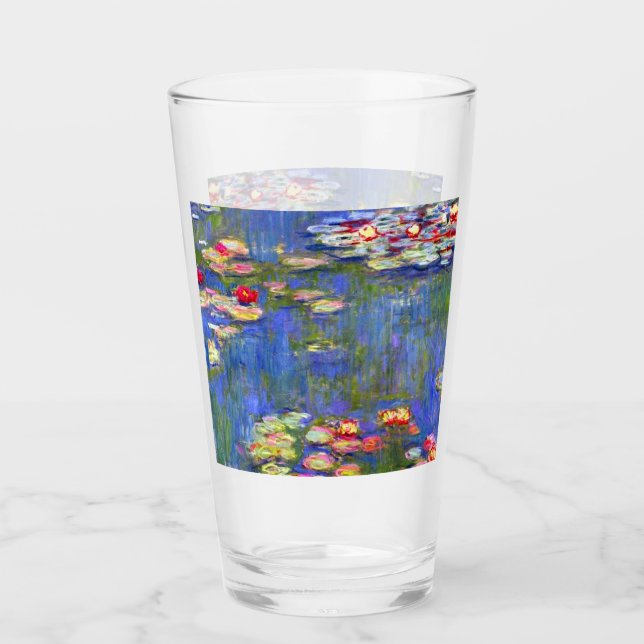 Verre Monet Water Lilies  (Devant)
