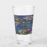Verre Monet Water Lilies Chef-d'oeuvre Peinture<br><div class="desc">Monet Water Lilies - Ce tableau Monet classique a été peint par Claude Monet en 1916. Il fait partie de sa célèbre collection de nénuphars où il peint dans son jardin à Giverney,  France. Un tableau de chef-d'oeuvre.</div>