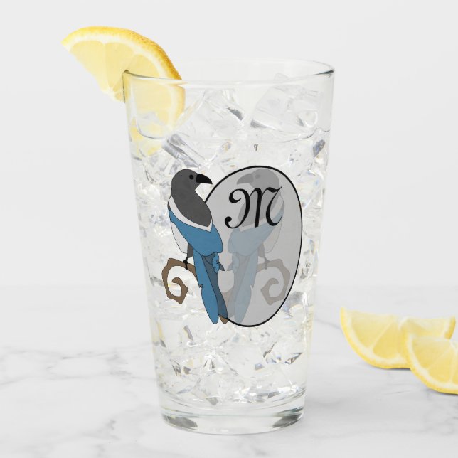 Verre Monogramme à pâte noire (Devant glace)