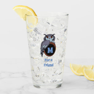 Verre Monogramme de la goutte d'effroi