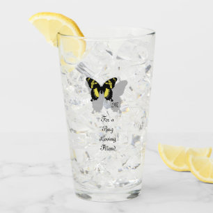 Verre Monogramme de l'ombre des papillons jamaïcains