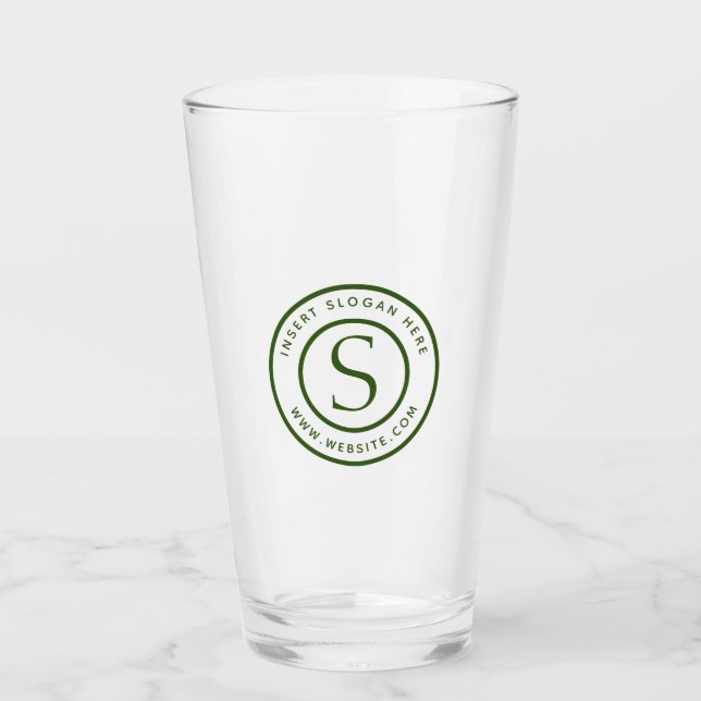 Verre Monogramme promotionnel fait sur commande Forest (Devant)