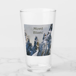 Verre Mont Blanc Monte Bianco Alpes de Montagne Blanche