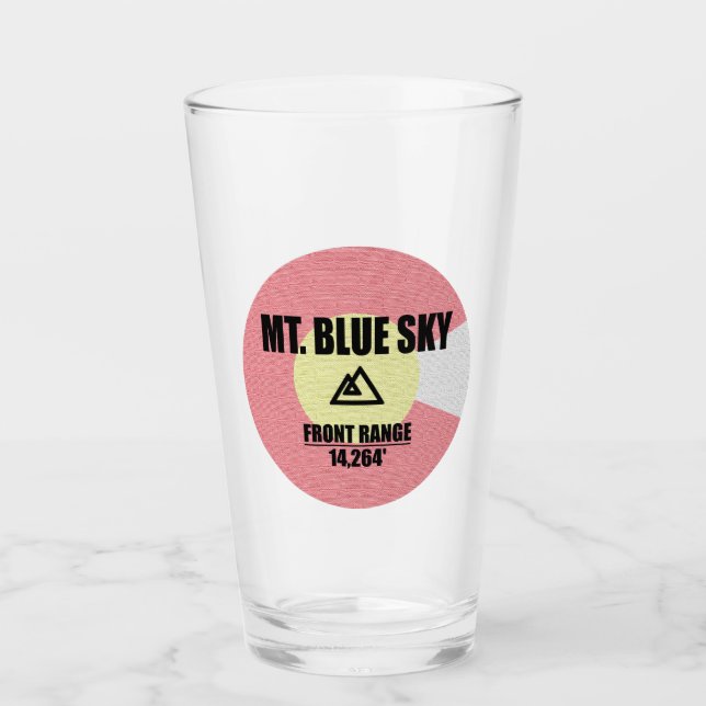 Verre Mont Blue Sky Colorado (Devant)