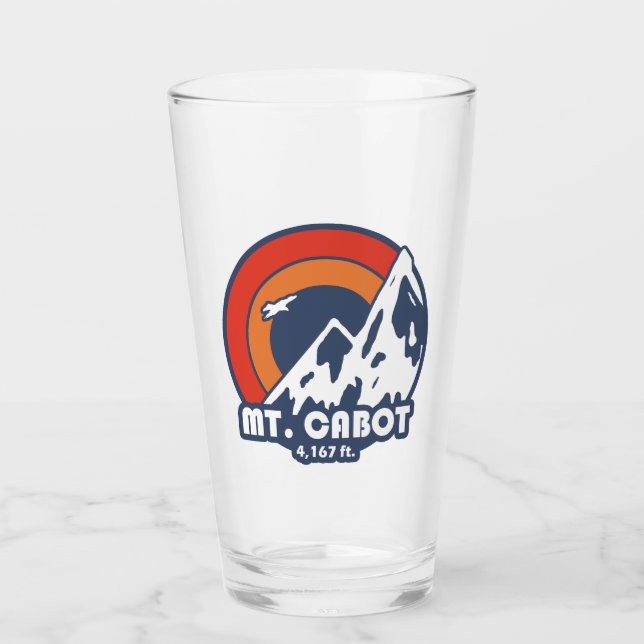 Verre Mont Cabot New Hampshire Sun Eagle (Devant)